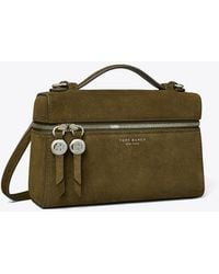 Tory Burch - Romy Suede Slim Top Handle, One Size - Lyst