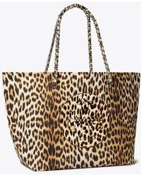 Tory Burch - Ella Printed Chain Tote, One Size - Lyst
