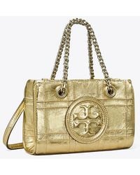 Tory Burch - Damen Weiche Fleming Mini Tote Bag Mit Kettenriemen - Lyst