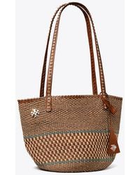 Tory Burch - Large Handwoven Basket Tote - Lyst