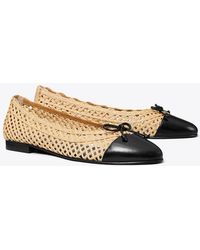 Tory Burch - Cap-Toe Ballet - Lyst