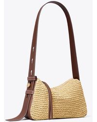 Tory Burch - Small Romy Woven Shoulder Bag - Lyst