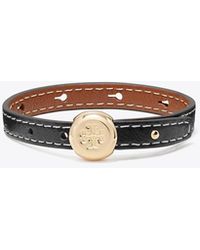 Tory Burch - Icon Leather Bracelet - Lyst