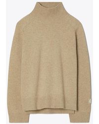 Tory Burch - Merino Wool Turtleneck Sweater - Lyst