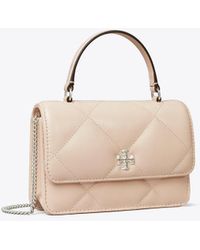 Tory Burch - Mini Kira Diamond Quilt Top-Handle Chain Wallet - Lyst