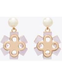 Tory Burch - Forget Me Not Pearl Drop Earrings - Lyst