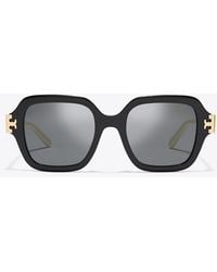 Tory Burch - Eleanor Square Sunglasses - Lyst
