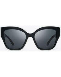 Tory Burch - 54mm Oversized Cat-eye Sunglasses - Lyst