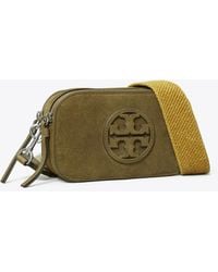Tory Burch - Damen Mini Miller Crossbody Bag Aus Wildleder - Lyst