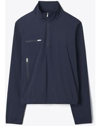 Tory Burch - Half-Zip Nylon Golf Jacket - Lyst