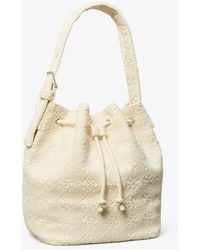 Tory Burch - T Monogram Terry Oversized Bucket Bag, One Size - Lyst