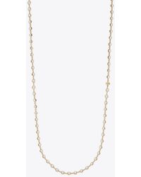 Tory Burch - Long Pearl Necklace - Lyst