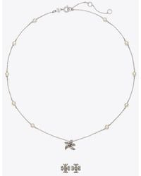 Tory Burch - Moondance Pendant And Earrings Gift Set - Lyst