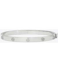 Tory Burch - Icon Thin Hinge Bracelet - Lyst
