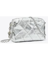Tory Burch - Fleming Soft Metallic Crossbody Bag - Lyst