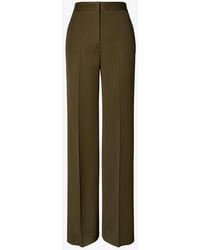 Tory Burch - Wide-Leg Wool Pant - Lyst