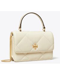 Tory Burch - Mini Kira Diamond Quilt Top-Handle Crossbody - Lyst