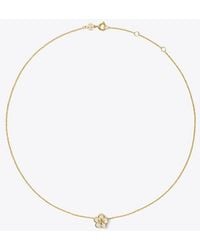 Tory Burch - Forget Me Not Pendant Necklace, One Size - Lyst