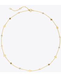 Tory Burch - Delicate Kira Pearl Necklace - Lyst