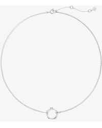 Tory Burch - Icon Pendant Necklace, One Size - Lyst