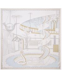 Tory Burch - Damen Quadratisches The Pool Seidentuch - Lyst