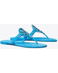Tory Burch - Miller Suede Sandal - Lyst