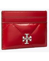 Tory Burch - Kira Diamond Quilt Card Case - Lyst