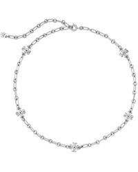 Tory Burch Roxanne Chain Delicate Necklace - Metallic