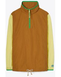 Tory Sport - Tory Burch Colorblock Nylon Half-zip Jacket - Lyst