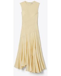 Tory Burch - Flared Cotton Silk Dress - Lyst
