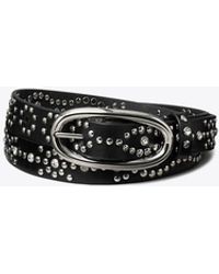 Tory Burch - Pierced Studded Belt - Lyst