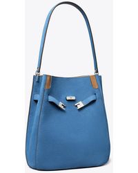 Tory Burch - Lee Radziwill Nubuck Bucket Bag - Lyst