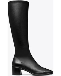Tory Burch - Cap-Toe Knee-High Boot - Lyst