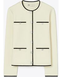 Tory Burch - Kendra Wool Cardigan - Lyst