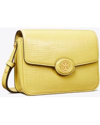 Tory Burch - Robinson Crosshatched Convertible Shoulder Bag - Lyst