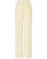 Tory Burch - Wide-Leg Wool Pant - Lyst