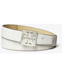 Tory Burch - Square Logo Belt - Lyst