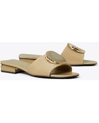 Tory Burch - Patos Heeled Slide - Lyst