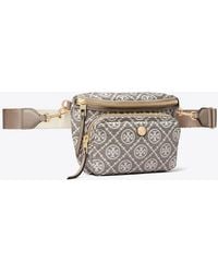 Tory Burch - Mini-Gürteltasche Aus Beschichtetem Jacquard Mit T-Monogramm - Lyst