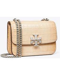 Tory Burch - Small Eleanor Croc-Embossed Bag - Lyst