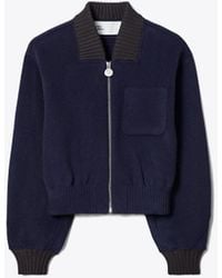 Tory Burch - Wool Bombér Jacket - Lyst