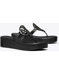 Tory Burch - Miller Wedge Sandal - Lyst