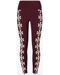 Tory Burch - Compression Logo 7/8 Legging - Lyst