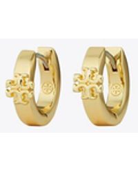 Tory Burch - Kira Enamel Huggie Earring - Lyst