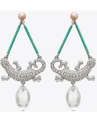Tory Burch - Curiosity Salamander Earrings - Lyst
