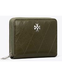 Tory Burch - Small Charlie Quilted Zip-Around Wallet - Lyst