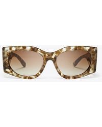 Tory Burch - Kira Rectangle Sunglasses, One Size - Lyst
