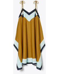 Tory Burch - Colorblock Cotton Dress - Lyst