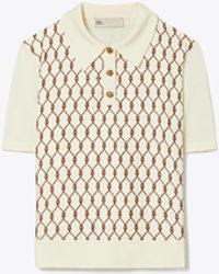 Tory Burch - Silk-front Polo - Lyst