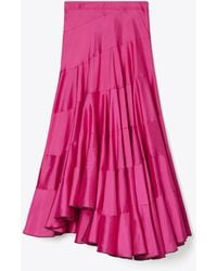 Tory Burch - Seidenrock Mit Asymmetrischem Schnitt - Lyst